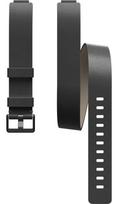 fitbit dirzeliai - Fitbit Inspire Horween Leather Double Wrap Black - 2 nuotrauka