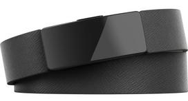 fitbit dirzeliai - Fitbit Inspire Horween Leather Double Wrap Black - 4 nuotrauka