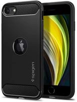iphone se 2022 - Spigen Rugged Armor Back Case For Apple iPhone 7/8/SE 2020 Black - 1 nuotrauka