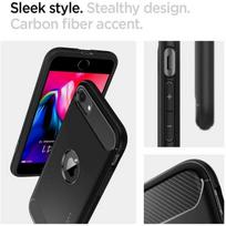 iphone se 2022 - Spigen Rugged Armor Back Case For Apple iPhone 7/8/SE 2020 Black - 5 nuotrauka