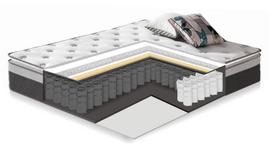 spyruoklinis ciuzinys 90 x 200 - Home4you Harmony Top Mattress 90x200x33cm - 4 nuotrauka