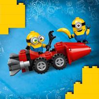 lego motociklas - LEGO MINIONS Nepavejamo dviračio gaudynės 75549  - 4 nuotrauka