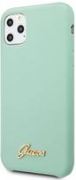 casio gold vintage - Guess Vintage Logo Back Case For Apple iPhone 11 Pro Green - 2 nuotrauka