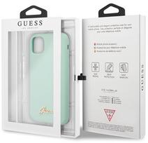 casio gold vintage - Guess Vintage Logo Back Case For Apple iPhone 11 Pro Green - 5 nuotrauka