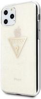 iphone 11 case - Guess Glitter Triangle Back Case For Apple iPhone 11 Pro Gold - 1 nuotrauka