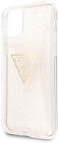 iphone 11 case - Guess Glitter Triangle Back Case For Apple iPhone 11 Pro Gold - 2 nuotrauka