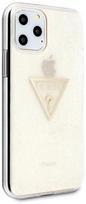 iphone 11 case - Guess Glitter Triangle Back Case For Apple iPhone 11 Pro Gold - 4 nuotrauka