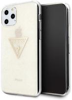 iphone 11 case - Guess Glitter Triangle Back Case For Apple iPhone 11 Pro Gold - 5 nuotrauka