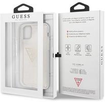 iphone 11 case - Guess Glitter Triangle Back Case For Apple iPhone 11 Pro Gold - 7 nuotrauka
