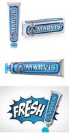 marvis mint - MARVIS dantų pasta, jūros gaivos skonio, 85 ml - 2 nuotrauka