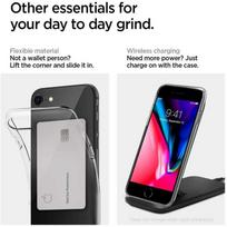 iphone se 2022 - Spigen Liquid Crystal Back Case For Apple iPhone 7/8/SE 2020 Transparent - 5 nuotrauka