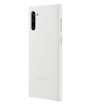 samsung note 10 dekliukas - Samsung Leather Back Case For Samsung Galaxy Note 10 White - 2 nuotrauka
