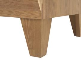 maumedziui - Black Red White Bergen REG2W2S Glass Door Cabinet Larch Sibiu Gold - 7 nuotrauka
