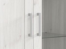 maumedziui - Black Red White Romance Showcase 93x201x45cm Sibiu Larch - 3 nuotrauka
