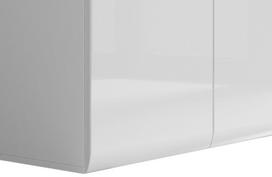 brw azteca - Black Red White Glass Cabinet Azteca Trio White - 8 nuotrauka