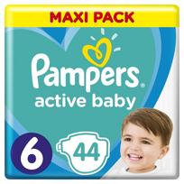 sauskelnes maxi - Pampers Active Baby Maxi Pack S6 44 - 4 nuotrauka