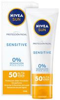 nivea sun spf50 - Nivea Sun Facial Protection Sensitive SPF50 50ml - 1 nuotrauka