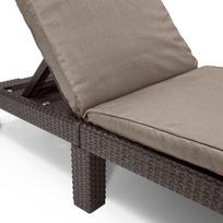 senukai.lt gultai - Allibert Daytona, rudas, 195 cm x 65 cm x 25.5 cm - 2 nuotrauka