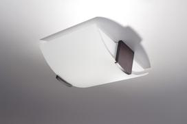 lubinis lubu sviestuva - Sollux Emilio Ceiling Lamp SL.0186 2x60W E27 Brown - 4 nuotrauka