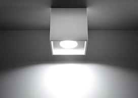 lubiniai sviestuvai ermitazas - Sollux Quad 1 SL.0027 Pendant Lamp 40W GU10 White - 8 nuotrauka