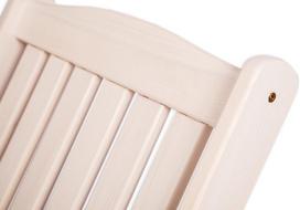 fotelis lauko - Folkland Timber Bavaria White - 2 nuotrauka