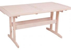 lauko baldai senukai - Folkland Timber Garden Set Lolland White - 3 nuotrauka