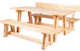 Folkland Timber Garden Set Riva Natural