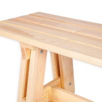 lauko baldai senukai - Folkland Timber Garden Set Riva Natural - 3 nuotrauka