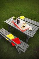 lauko baldai senukai - Folkland Timber Garden Set Riva Graphite - 6 nuotrauka