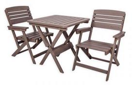Folkland Timber Folding Garden Set Heini 2 Graphite