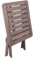 lauko stalai senukai - Lauko stalas Folkland Timber Heini-2 Graphite, 70 x 70 x 73 cm - 2 nuotrauka