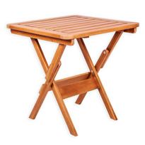 Lauko stalas Folkland Timber Heini-2 Brown, 70 x 70 x 73 cm