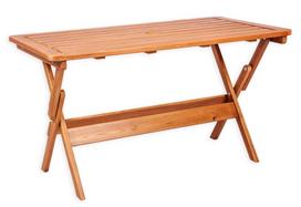 Lauko stalas Folkland Timber Heini-4 Brown, 130 x 70 x 73 cm