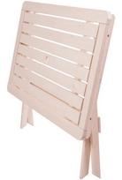 lauko stalai senukai - Lauko stalas Folkland Timber Heini-4 White, 130 x 70 x 73 cm - 2 nuotrauka