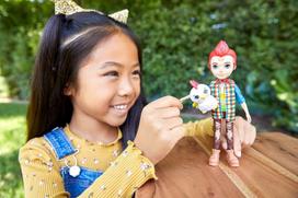leles enchantimals - Mattel Enchantimals Redward Rooster & Cluck GJX39 - 7 nuotrauka