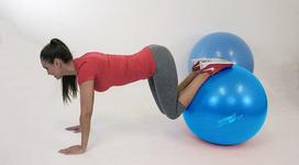 gimnastikos kamuolys 75 - Christopeit Gymnastics Ball Blue 75cm - 5 nuotrauka