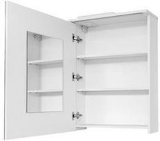 pakabinamos spinteles 60 - Sanservis Trio-60 Cabinet with Mirror White 60x82cm - 2 nuotrauka