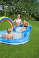 senukai baseinai - Bestway Inflatable Pool With Slide 257x145cm - 5 nuotrauka