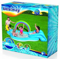 senukai baseinai - Bestway Inflatable Pool With Slide 257x145cm - 6 nuotrauka