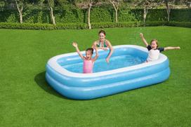 senukai baseinai - Bestway Blue Rectangular Pool 54006 262x175x51cm - 5 nuotrauka