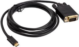 usb vga adapteris - Akasa Type-C To VGA Adapter Cable 1.8m - 2 nuotrauka