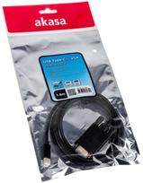 usb vga adapteris - Akasa Type-C To VGA Adapter Cable 1.8m - 3 nuotrauka