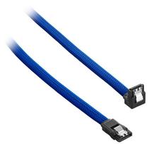 sata 3 cable - CableMod ModMesh Right Angle SATA 3 Cable 60cm Blue - 2 nuotrauka