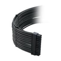 corsair laidai - CableMod C-Series ModMesh Classic Cable Kit For Corsair AXi/HXi/RM(Yellow Label) Carbon - 2 nuotrauka