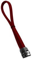 sata 3 cable - CableMod ModMesh SATA 3 Cable 60cm Blood Red - 1 nuotrauka