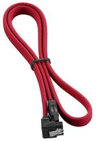 sata 3 cable - CableMod ModMesh Right Angle SATA 3 Cable 60cm Red - 1 nuotrauka