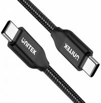 usb to usb c cable 2 m - Unitek C14059BK USB-C To USB-C Cable 2m Black - 1 nuotrauka