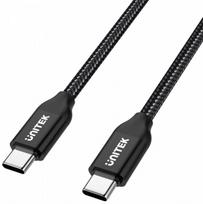 usb to usb c cable 2 m - Unitek C14059BK USB-C To USB-C Cable 2m Black - 2 nuotrauka