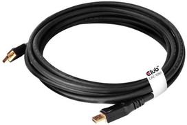 displayport 1.4 kabelis - Club 3D DisplayPort 1.4 HBR3 8K Cable 5m Black - 1 nuotrauka