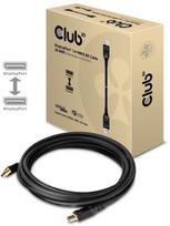 displayport 1.4 kabelis - Club 3D DisplayPort 1.4 HBR3 8K Cable 5m Black - 2 nuotrauka